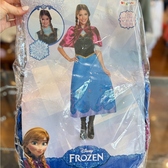 Disney Frozen Anna Costume, New in Packaging, XL Girl - Picture 1 of 1